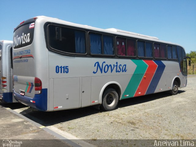 Novisa Transportes Rodoviários e Serviços 0115 na cidade de Camaçari, Bahia, Brasil, por Aneivan Lima. ID da foto: 3683099.