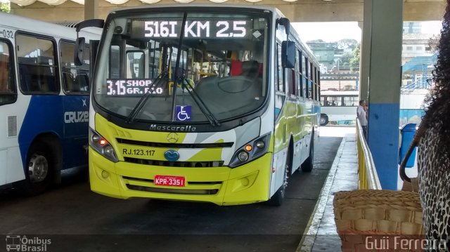 Viação Nilopolitana RJ 123.117 na cidade de Nilópolis, Rio de Janeiro, Brasil, por Guilherme Ferreira do Nascimento. Número da foto: #3683024.
