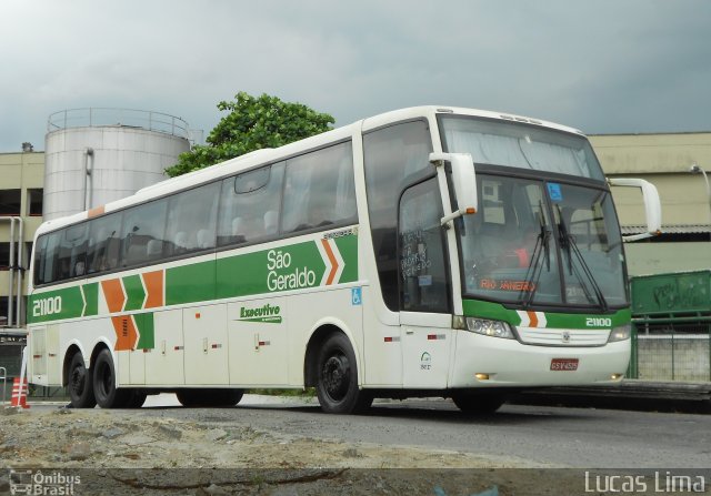 Cia. São Geraldo de Viação 21100 na cidade de Rio de Janeiro, Rio de Janeiro, Brasil, por Lucas Lima. Número da foto: #3682682.