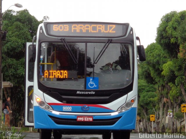 Expresso Aracruz 9000 na cidade de Aracruz, Espírito Santo, Brasil, por Gilberto Martins. Número da foto: #3681660.