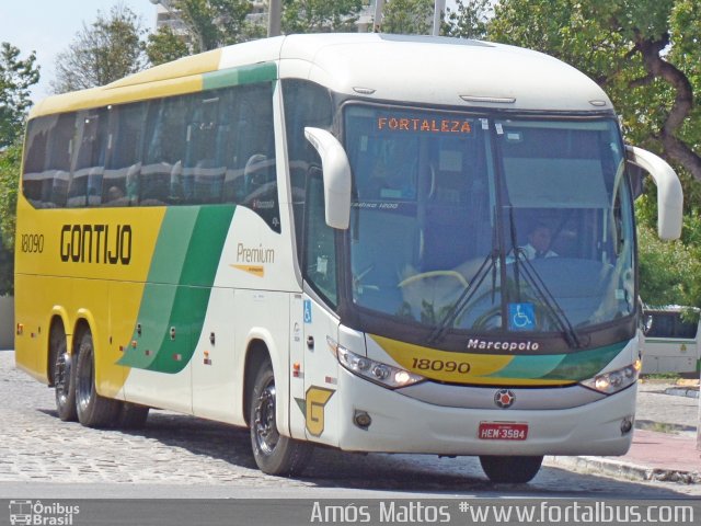 Empresa Gontijo de Transportes 18090 na cidade de Fortaleza, Ceará, Brasil, por Amós  Mattos. Número da foto: #3681809.