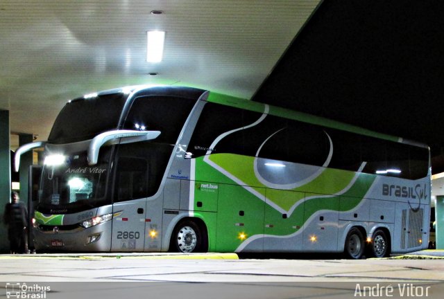 Brasil Sul Linhas Rodoviárias 2860 na cidade de Santa Cruz do Rio Pardo, São Paulo, Brasil, por André Vitor  Silva dos Santos. Número da foto: #3682148.