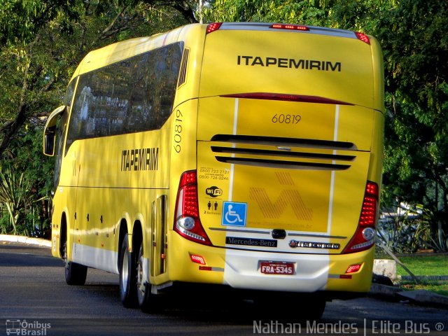 Viação Itapemirim 60819 na cidade de Vitória, Espírito Santo, Brasil, por Nathan Mendes. ID da foto: 3682703.