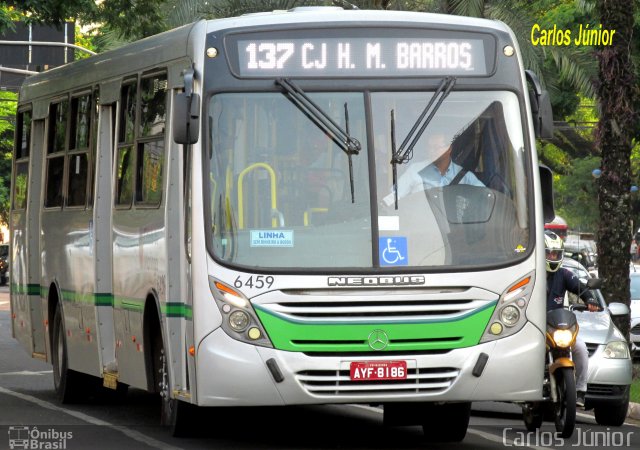 TCCC - Transporte Coletivo Cidade Canção 6459 na cidade de Maringá, Paraná, Brasil, por Carlos Júnior. ID da foto: 3682185.