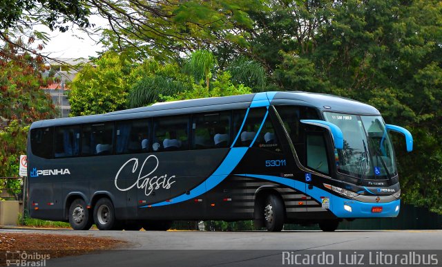 Empresa de Ônibus Nossa Senhora da Penha 53011 na cidade de São Paulo, São Paulo, Brasil, por Ricardo Luiz. Número da foto: #3683097.