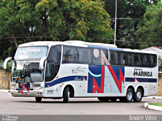 Expresso Maringá 5103 na cidade de Maringá, Paraná, Brasil, por André Vitor  Silva dos Santos. Número da foto: #3682124.