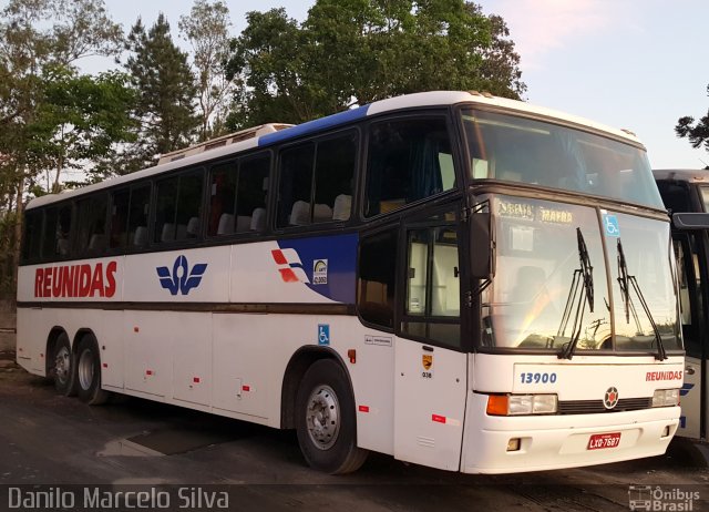 Reunidas Transportes Coletivos 13900 na cidade de Rio Negro, Paraná, Brasil, por Danilo Marcelo Silva. ID da foto: 3682740.