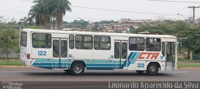 CTA - Companhia Tróleibus Araraquara 122 na cidade de Araraquara, São Paulo, Brasil, por Leonardo Aparecido da Silva. Número da foto: #3682891.