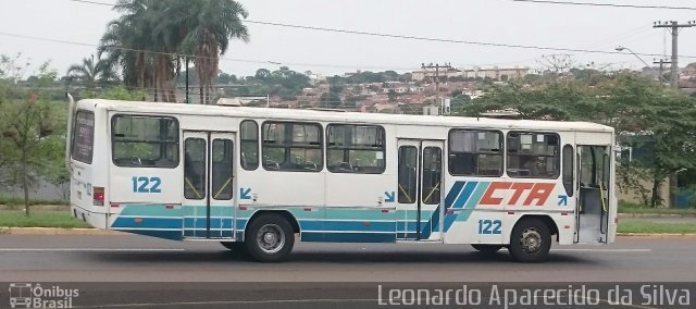 CTA - Companhia Tróleibus Araraquara 122 na cidade de Araraquara, São Paulo, Brasil, por Leonardo Aparecido da Silva. ID da foto: 3682891.