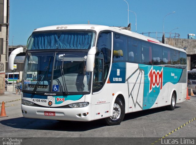 Auto Viação 1001 RJ 108.1056 na cidade de Rio de Janeiro, Rio de Janeiro, Brasil, por Lucas Lima. ID da foto: 3682562.