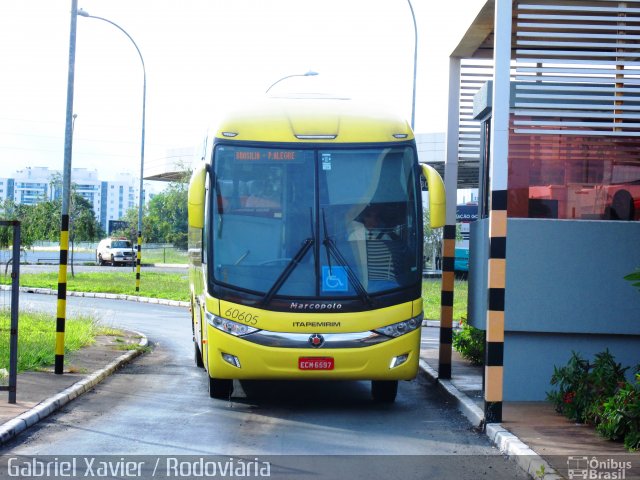 Viação Itapemirim 60605 na cidade de Brasília, Distrito Federal, Brasil, por Gabriel Carvalho. ID da foto: 3684305.