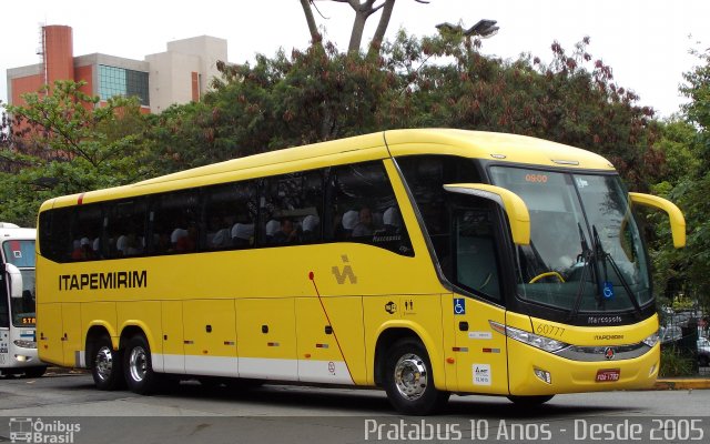 Viação Itapemirim 60777 na cidade de São Paulo, São Paulo, Brasil, por Cristiano Soares da Silva. ID da foto: 3684355.