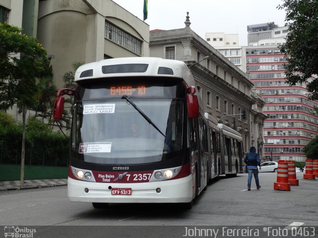 Viação Campo Belo 7 2357 na cidade de São Paulo, São Paulo, Brasil, por Johnny Ferreira. Número da foto: #3684118.