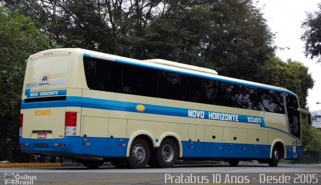 Viação Novo Horizonte 1034911 na cidade de São Paulo, São Paulo, Brasil, por Cristiano Soares da Silva. Número da foto: #3684413.