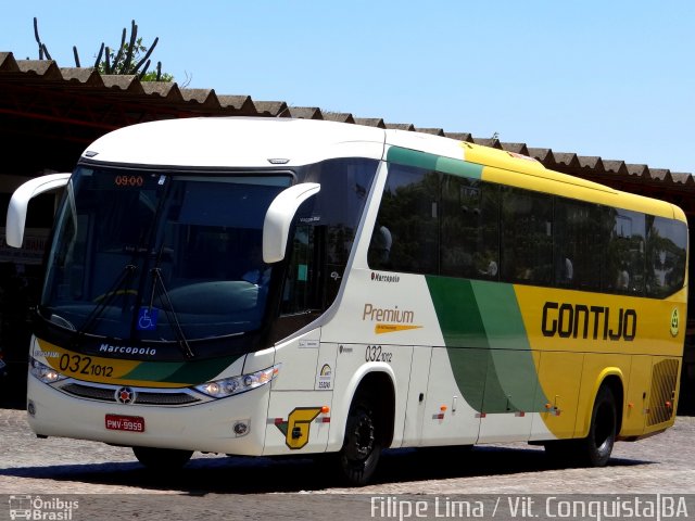 Empresa Gontijo de Transportes 7010 na cidade de Vitória da Conquista, Bahia, Brasil, por Filipe Lima. ID da foto: 3683721.