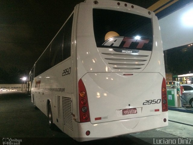 ATT - Atlântico Transportes e Turismo 2950 na cidade de Salvador, Bahia, Brasil, por Luciano Diniz. ID da foto: 3685193.