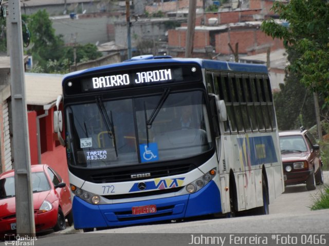 Auto Ônibus Moratense 772 na cidade de Francisco Morato, São Paulo, Brasil, por Johnny Ferreira. ID da foto: 3686632.