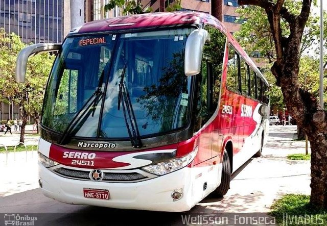 Viação Serro 24511 na cidade de Belo Horizonte, Minas Gerais, Brasil, por Welisson  Oliveira. Número da foto: #3687343.