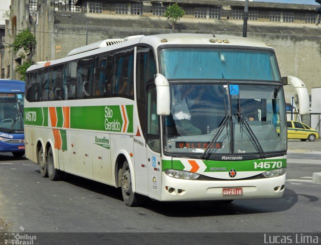 Cia. São Geraldo de Viação 14670 na cidade de Rio de Janeiro, Rio de Janeiro, Brasil, por Lucas Lima. Número da foto: #3687031.