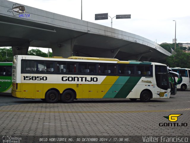 Empresa Gontijo de Transportes 15850 na cidade de Belo Horizonte, Minas Gerais, Brasil, por Valter Francisco. Número da foto: #3687420.