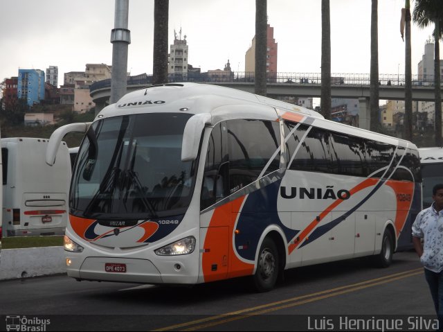 Expresso União 10249 na cidade de Aparecida, São Paulo, Brasil, por Luis Henrique Silva. Número da foto: #3686544.