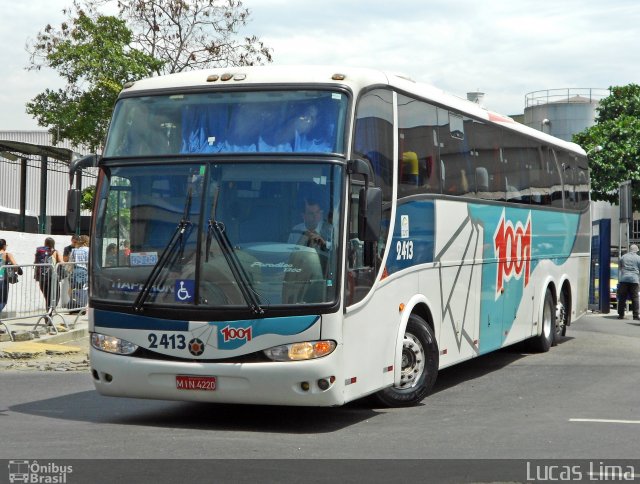 Auto Viação 1001 2413 na cidade de Rio de Janeiro, Rio de Janeiro, Brasil, por Lucas Lima. ID da foto: 3687122.