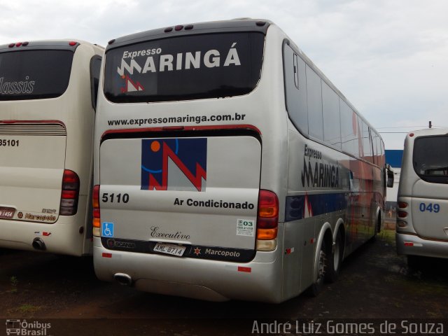 Expresso Maringá 5110 na cidade de Londrina, Paraná, Brasil, por André Luiz Gomes de Souza. ID da foto: 3687534.