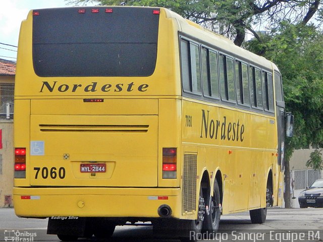 Viação Nordeste 7060 na cidade de Natal, Rio Grande do Norte, Brasil, por Rodrigo S. G Busólogo do Brasil. Número da foto: #3687149.