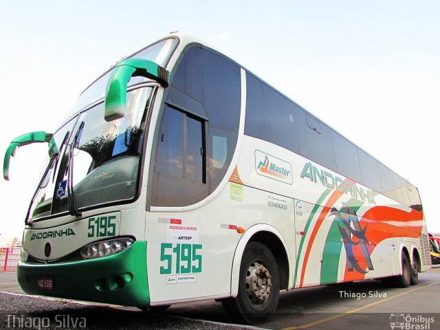 Empresa de Transportes Andorinha 5195 na cidade de SIA, Distrito Federal, Brasil, por Thiago Silva . Número da foto: #3689580.