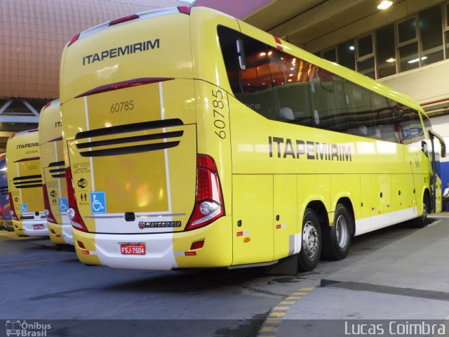 Viação Itapemirim 60785 na cidade de Rio de Janeiro, Rio de Janeiro, Brasil, por Lucas Coimbra. Número da foto: #3689634.