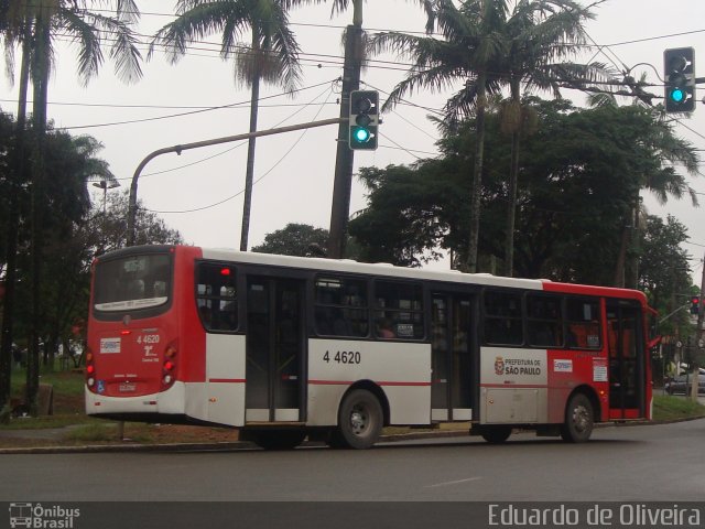 Express Transportes Urbanos Ltda 4 4620 na cidade de São Paulo, São Paulo, Brasil, por Eduardo de Oliveira. ID da foto: 3688920.