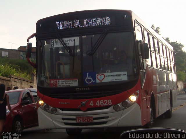 Express Transportes Urbanos Ltda 4 4628 na cidade de São Paulo, São Paulo, Brasil, por Eduardo de Oliveira. Número da foto: #3688930.