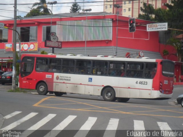 Express Transportes Urbanos Ltda 4 4623 na cidade de São Paulo, São Paulo, Brasil, por Eduardo de Oliveira. Número da foto: #3688959.
