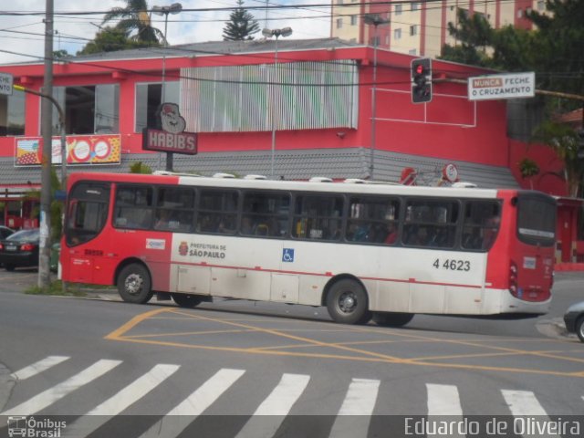 Express Transportes Urbanos Ltda 4 4623 na cidade de São Paulo, São Paulo, Brasil, por Eduardo de Oliveira. ID da foto: 3688959.