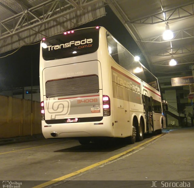 TransFada 34008 na cidade de Sorocaba, São Paulo, Brasil, por Julio Cesar Pereira de Paula. Número da foto: #3688557.