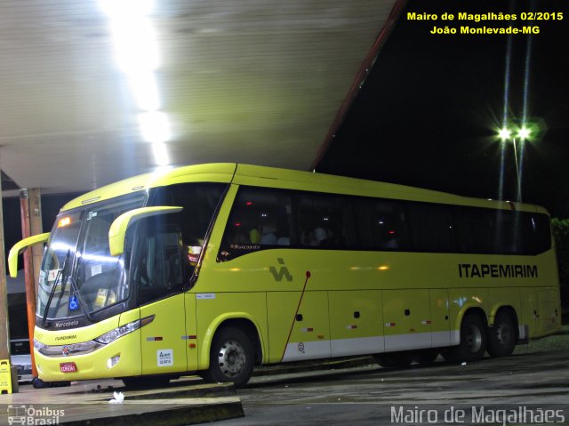 Viação Itapemirim 60667 na cidade de João Monlevade, Minas Gerais, Brasil, por Mairo de Magalhães. Número da foto: #3690332.