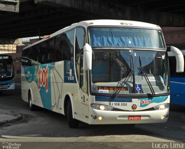 Auto Viação 1001 RJ 108.520 na cidade de Rio de Janeiro, Rio de Janeiro, Brasil, por Lucas Lima. ID da foto: 3691314.