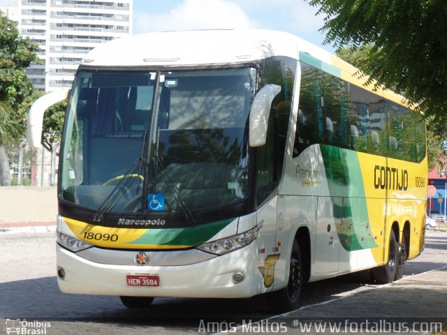 Empresa Gontijo de Transportes 18090 na cidade de Fortaleza, Ceará, Brasil, por Amós  Mattos. Número da foto: #3691121.