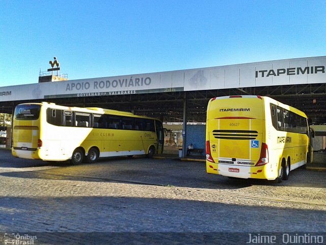 Viação Itapemirim 60627 na cidade de Governador Valadares, Minas Gerais, Brasil, por Jaime  Quintino. Número da foto: #3692394.