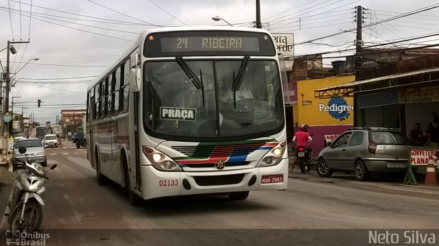 Auto Ônibus Santa Maria Transporte e Turismo 02133 na cidade de Natal, Rio Grande do Norte, Brasil, por Neto Silva. Número da foto: #3693237.