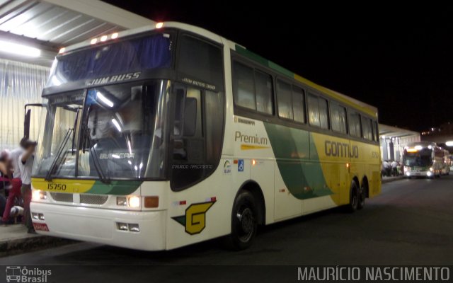 Empresa Gontijo de Transportes 15750 na cidade de Belo Horizonte, Minas Gerais, Brasil, por Maurício Nascimento. ID da foto: 3693536.