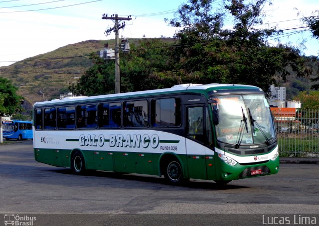 Viação Galo Branco RJ 181.028 na cidade de Niterói, Rio de Janeiro, Brasil, por Lucas Lima. Número da foto: #3743172.