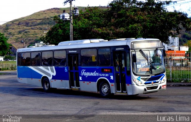 Auto Ônibus Fagundes RJ 101.361 na cidade de Niterói, Rio de Janeiro, Brasil, por Lucas Lima. Número da foto: #3743180.