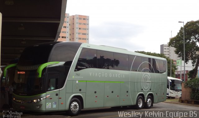 Viação Garcia 7957 na cidade de Sorocaba, São Paulo, Brasil, por Weslley Kelvin Batista. Número da foto: #3743491.
