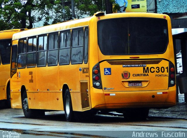 Auto Viação Mercês MC301 na cidade de Curitiba, Paraná, Brasil, por Andrews  Fuscolin. Número da foto: #3744591.