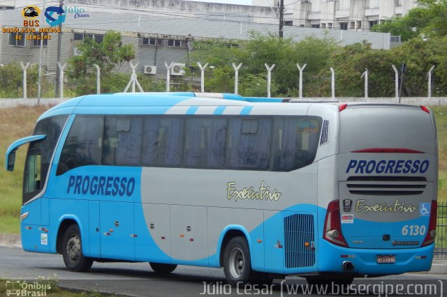 Auto Viação Progresso 6130 na cidade de Aracaju, Sergipe, Brasil, por Julio Cesar  Barbosa Martins. ID da foto: 3742950.