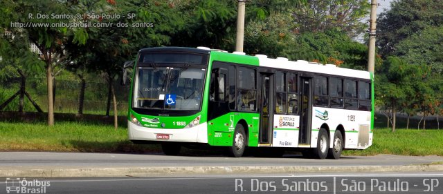 Viação Santa Brígida 1 1855 na cidade de São Paulo, São Paulo, Brasil, por Rafael Santos. ID da foto: 3744549.