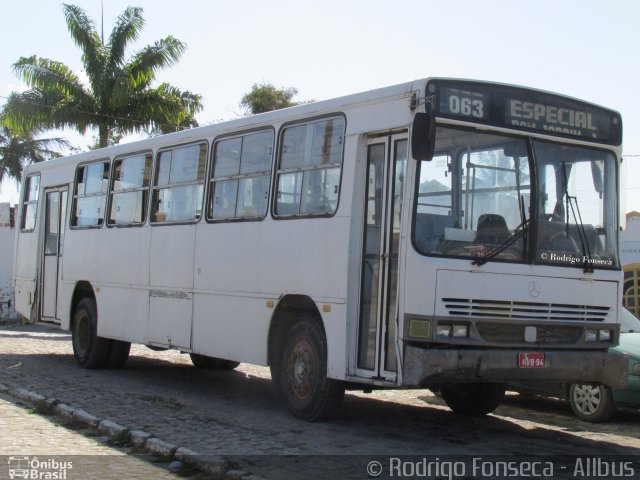 Ônibus Particulares 9475 na cidade de Coqueiro Seco, Alagoas, Brasil, por Rodrigo Fonseca. ID da foto: 3744397.