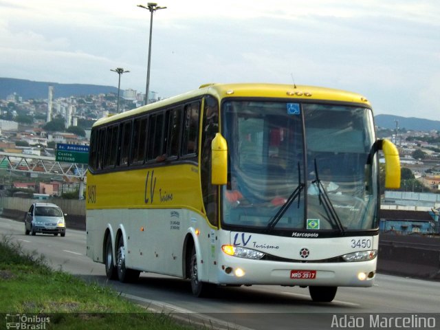 LV Turismo 3450 na cidade de Belo Horizonte, Minas Gerais, Brasil, por Adão Raimundo Marcelino. ID da foto: 3744747.