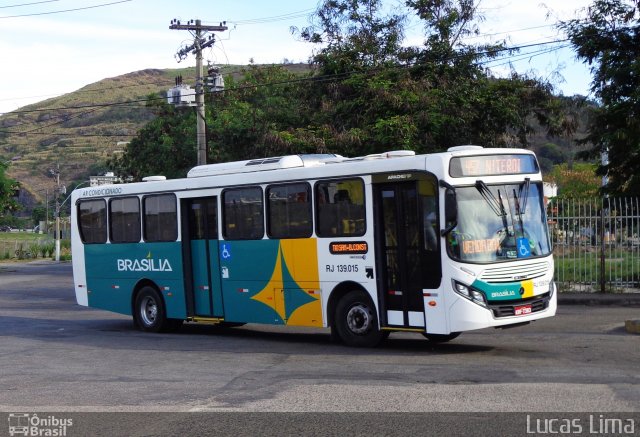 Auto Ônibus Brasília RJ 139.015 na cidade de Niterói, Rio de Janeiro, Brasil, por Lucas Lima. Número da foto: #3743129.
